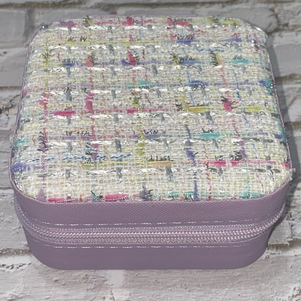 Colorful Tweed Jewelry Box